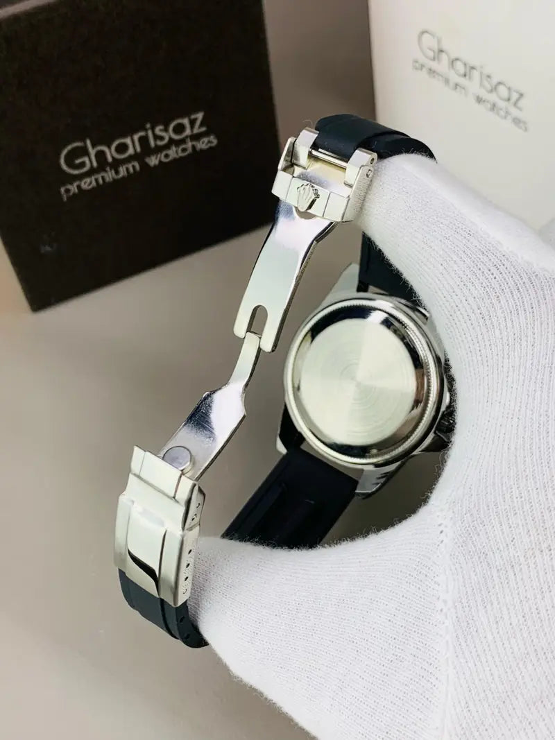 RLX black & silver watch